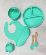 Premium Silicone Baby Feeding Set (6-Piece)